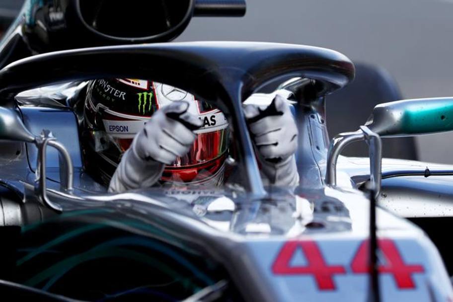 Hamilton su una buona Mercedes vince il GP. Getty